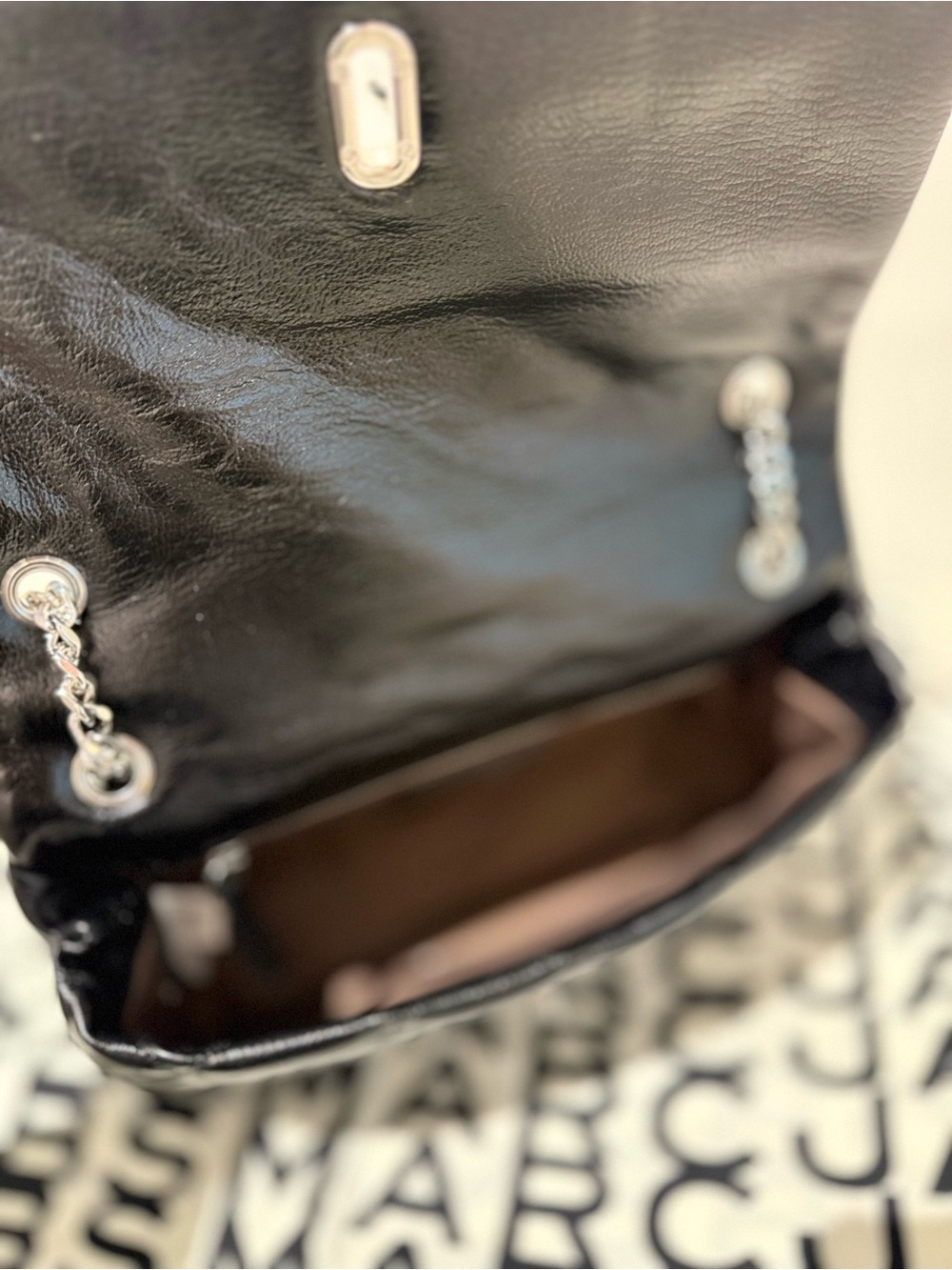 NWT Marc Jacobs THE QUILTED DUAL CONVERTIBLE SHOULDER BAG - black - Picture 5 of 7